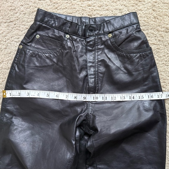 Wilson’s Genuine Leather High-Waist Straight Leg Pants | Black Vintage Luxury - Picture 11 of 13